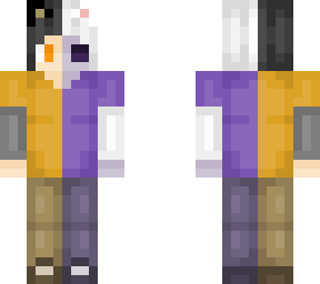 half corrupted cat person