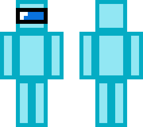 among us cyan