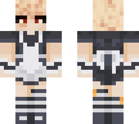 bakugou katsuki but in a maid dress