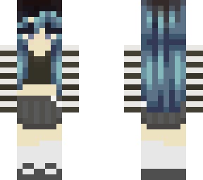 blue hair -(tv girl)