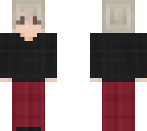 casual boy - red goth