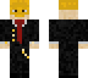 man in a suit with golden mask