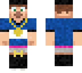 villager in designer clothes