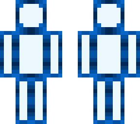 blue pixel grid