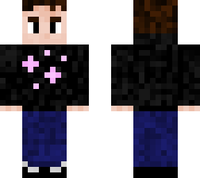 flower black hoodie boy (v2)