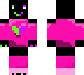 purple and green