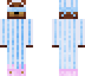 blindfoldet pyjamas bear