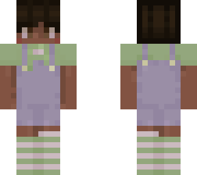 navs light green + overalls skin