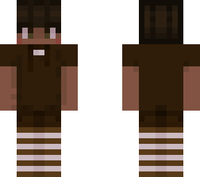navs short tee + stripped socks skin