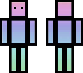 rgb green purple to pink blob skin (fx)