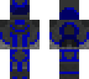 black/blue all-purpose exosuit