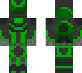 black/green all-purpose exosuit