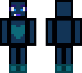 blue cubeman