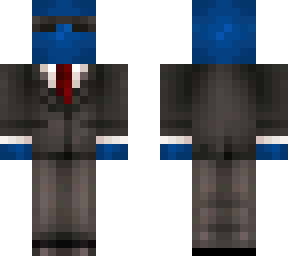 blue man