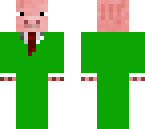 pig with suit