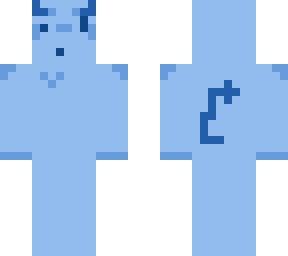 weird blue demon dude