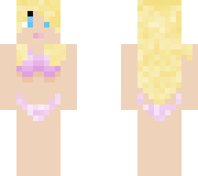 blonde girl in bikini