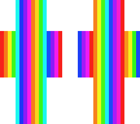 rainbow skin