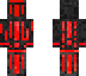 red glowing sci-fi warrior
