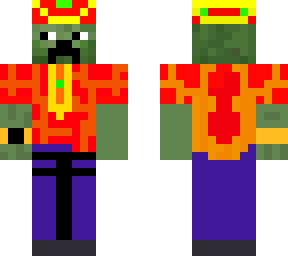 creeper x zombie x king