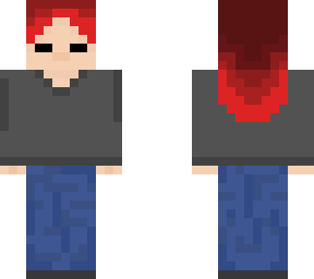 person with red hair
