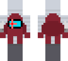 pov: the maroon imposter is about to kill you (pixel art)