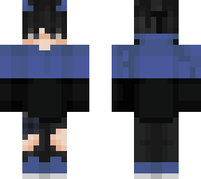 blue demon boy