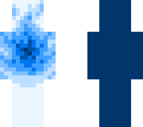 blue flames