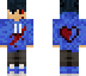 slashed to half a heart. (boy) wounded boy