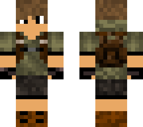 survivalist with backpack