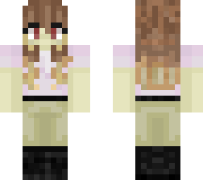 abigail pinehaven's horse riding skin with brown eye's