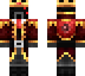 arthenix without eyes (red ender golden prince sensei) (nindroidians army)