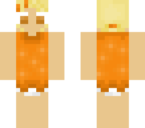 orange baby girl