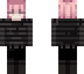 pink haired boy
