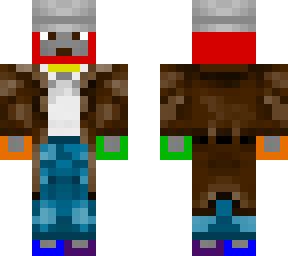 rainbow robot detective - clothes overlay
