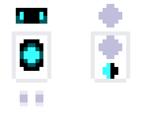 suit friends - white ./cyan bunny (oc)