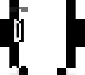 suit white and black halfed