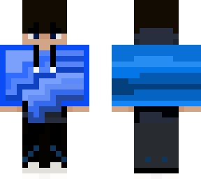 winter blue skin