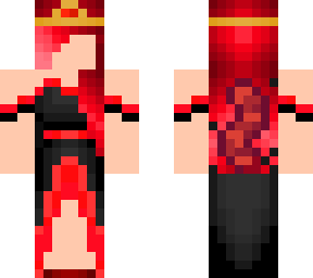zenil enderlina without eyes (crazy fan girl) (red ender princess)