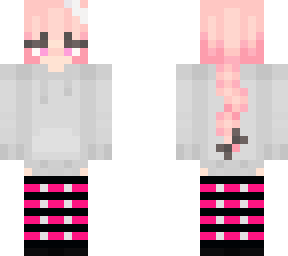 astolfo wearing a a white jacket and pink and black shocks