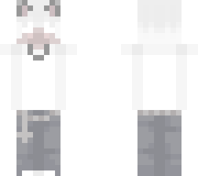 cat ear skin white color fit