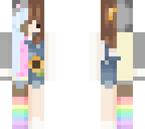 half nyan cat half farmer.