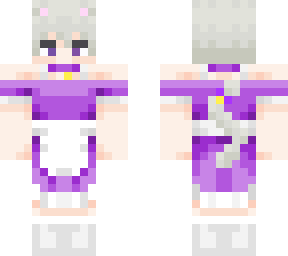 maid inumaki (purple maid)