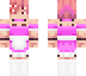maid sukuna (pink maid)