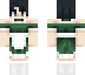 maid yuta (dark green maid)