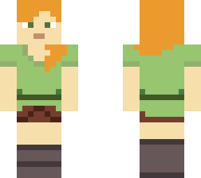 minecraft alex skirt