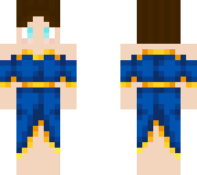 aaron blue dress