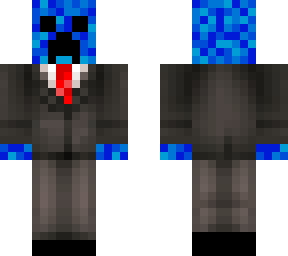 blue creeper wearing a suit (credits to renarsmc for the base skin))