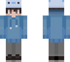 boy with axolotl hat