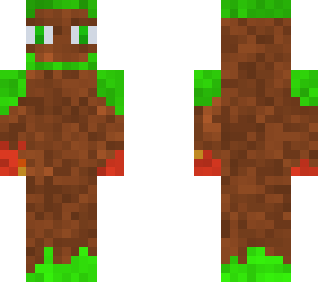 grass block with fire powers